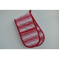 Peggy Wilkins Madison Red Double Oven Glove